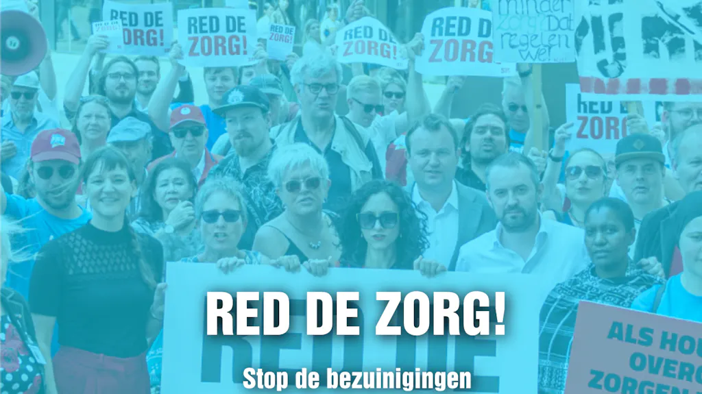 Afbeelding protest red de zorg