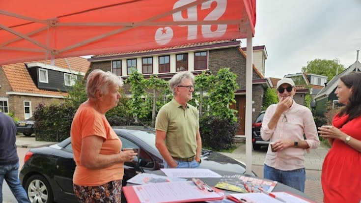 Geslaagde bijeenkomst in de wijk