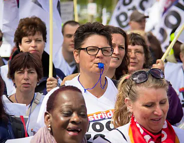 Afbeelding protest red de zorg