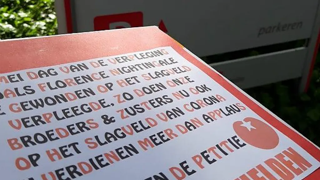 Afbeelding protest red de zorg
