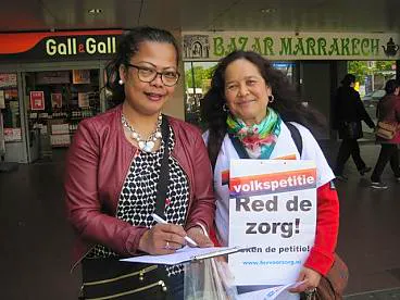 Afbeelding protest red de zorg