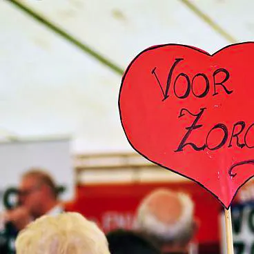 Afbeelding protest red de zorg