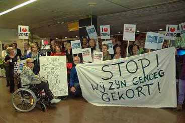 Afbeelding protest red de zorg