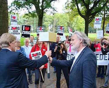 Afbeelding protest red de zorg