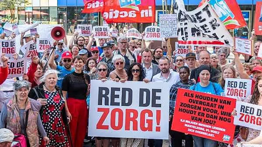 Afbeelding protest red de zorg
