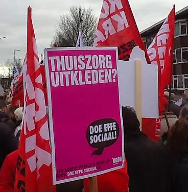 Afbeelding protest red de zorg
