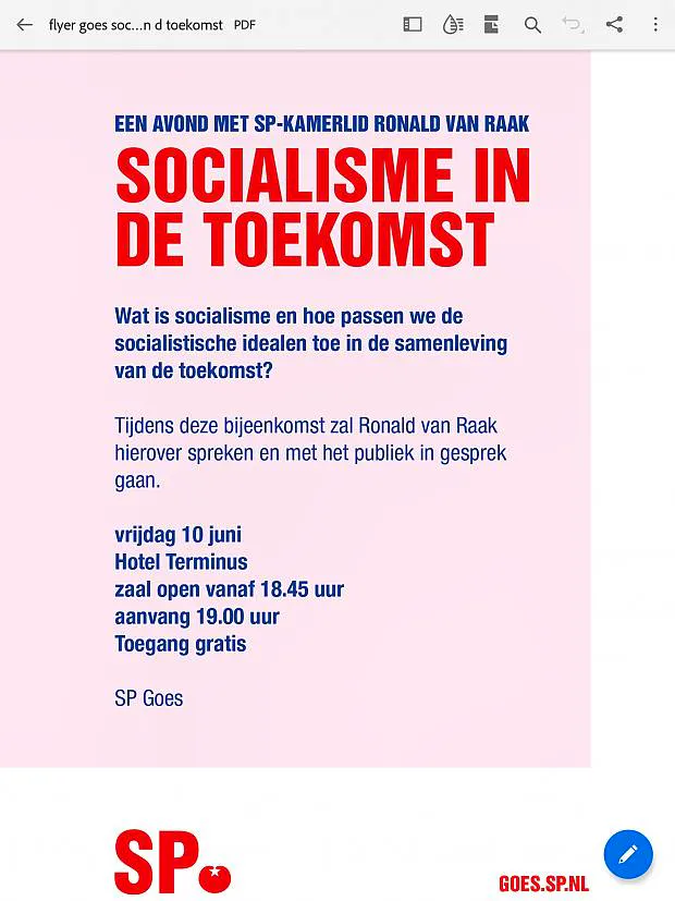 Afbeelding protest red de zorg