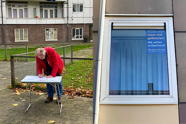 Afbeelding protest red de zorg