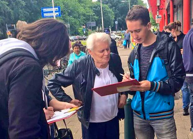 Afbeelding protest red de zorg