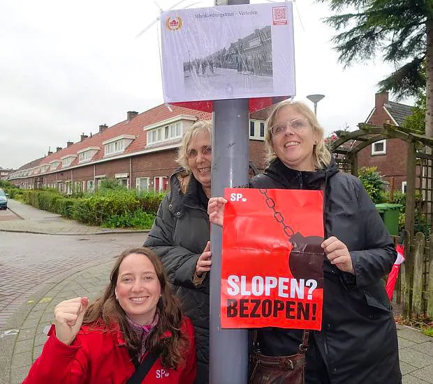 Stop de sloop van de historische Tarwebuurt