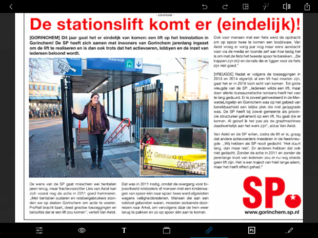 Afbeelding protest red de zorg