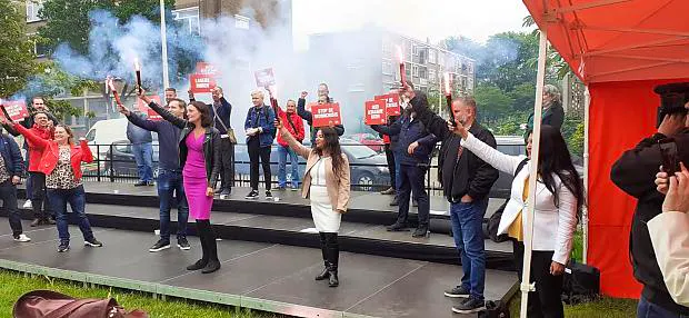 Afbeelding protest red de zorg