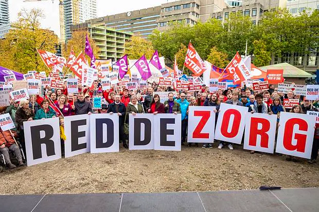 Afbeelding protest red de zorg